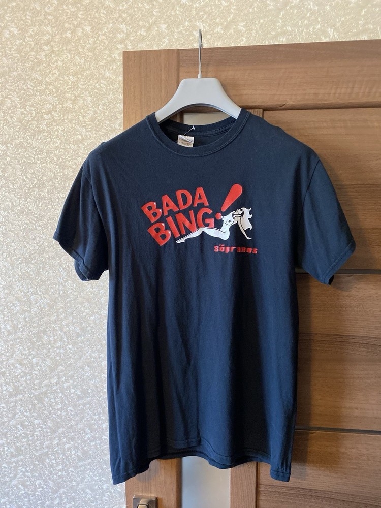 Vintage 2000s The Sopranos Bada Bing Satin Dolls T-Shirt Mens size M