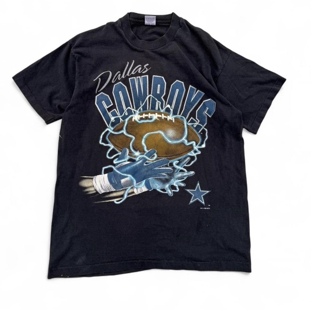 Dallas Cowboys Vintage Graphic Tshirt 1995 Fruit Of The Loom Single Stitch Size