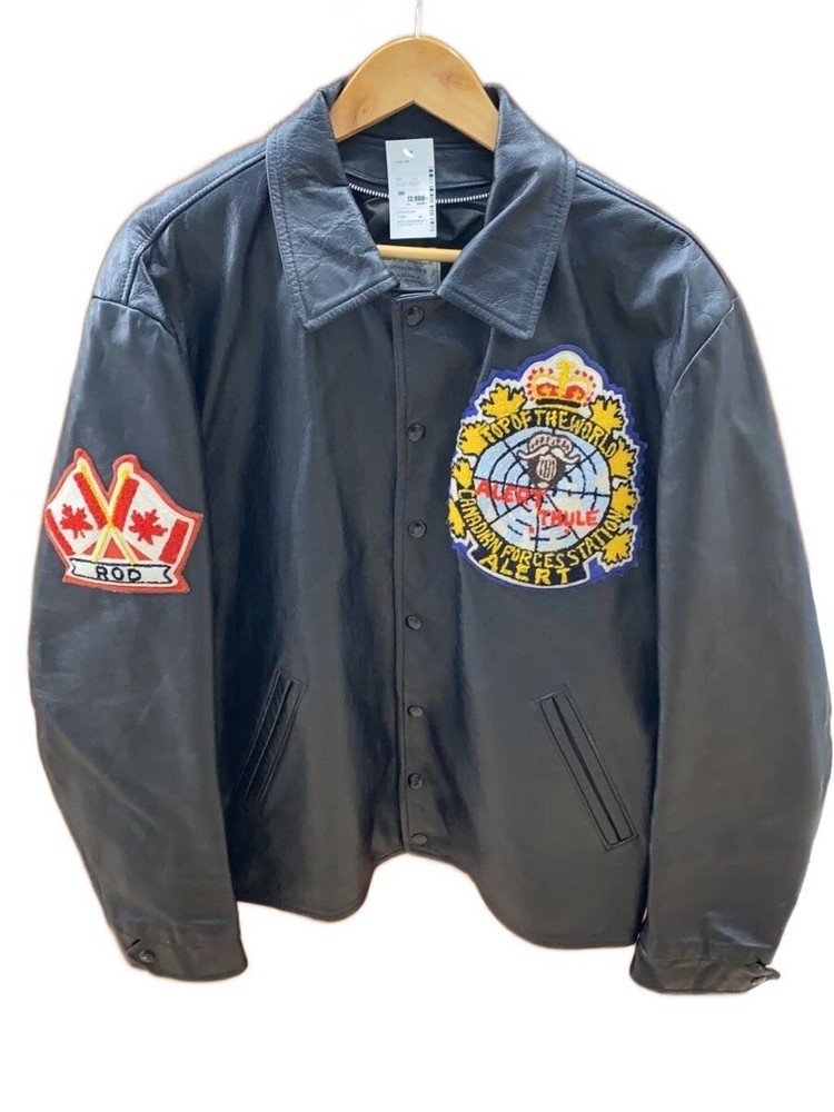 Royal Canadian/Leather Jacket Blouson/-/Leather/Blk 3505