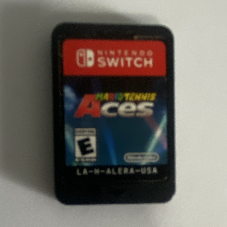 Nintendo Mario Tennis Aces Switch Multiplayer Online E NTSC-U/C 2018 Case