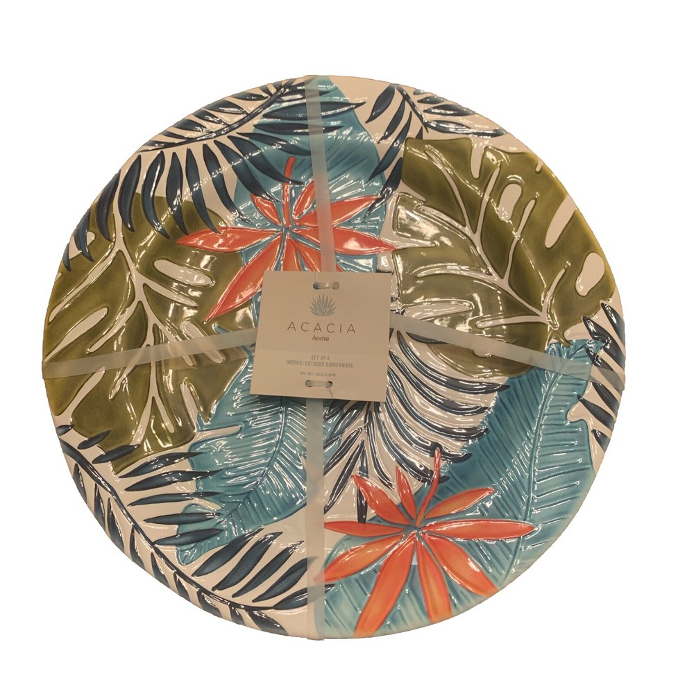 Acacia Home Melamine Dinner Plates 11