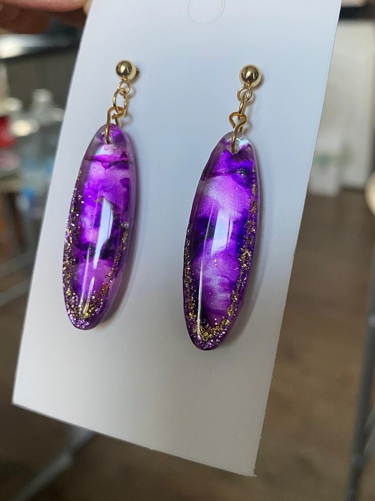 Handmade Resin Earrings