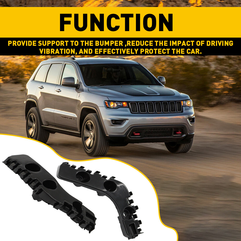 Left & Right Front Bumper Brackets for 2014-2021 Jeep Grand Cherokee