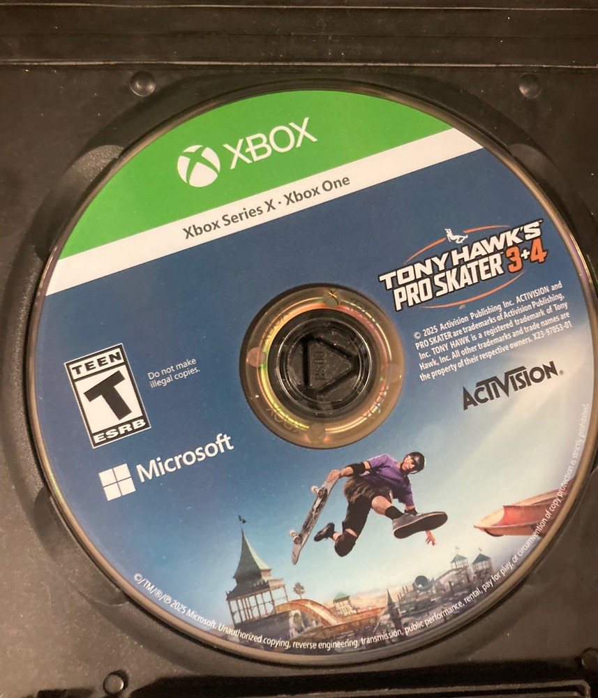 Tony Hawk Pro Skater 3+4 Xbox Series X|S/ONE  *Not original case*