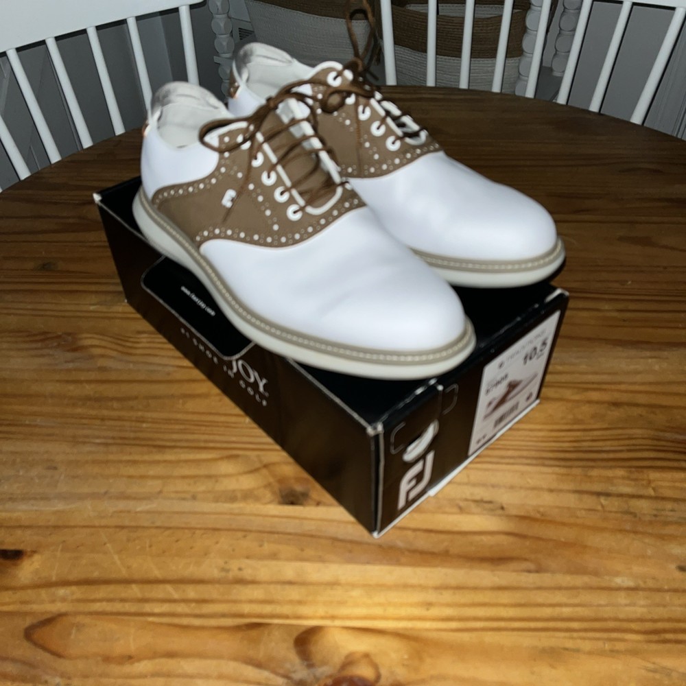 Footjoy Traditions 57905 Men’s Golf Shoes Worn Once Comes w/box size 10.5 Wide