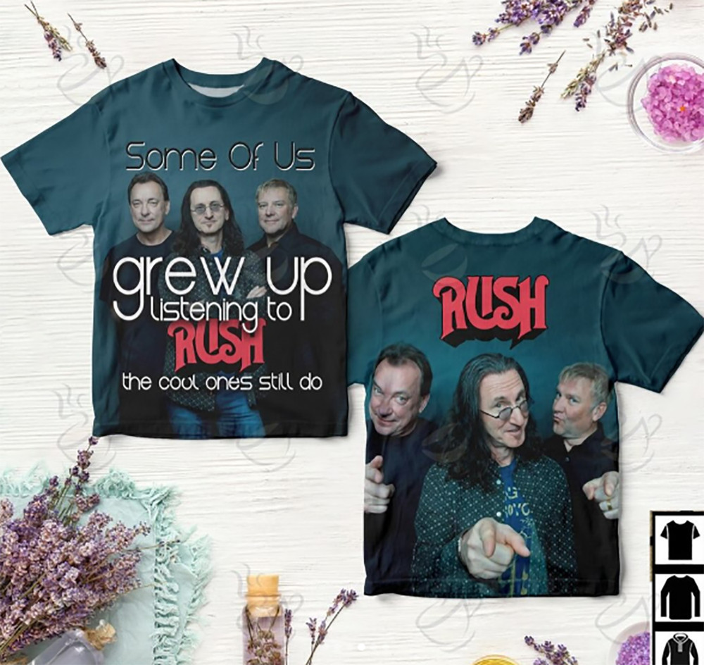 Rock band Rush T-Shirt AOP Men Women 3D S-5XL