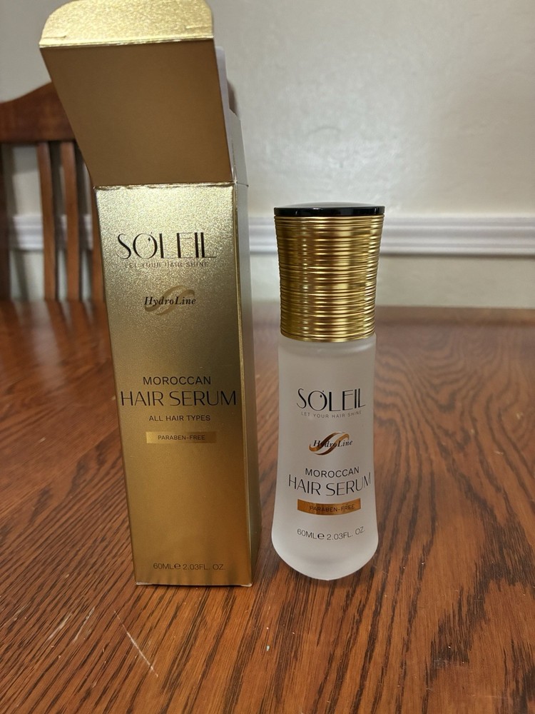Soleil HydroLine Moroccan Hair Serum Paraben-Free All Hair Types 60mL