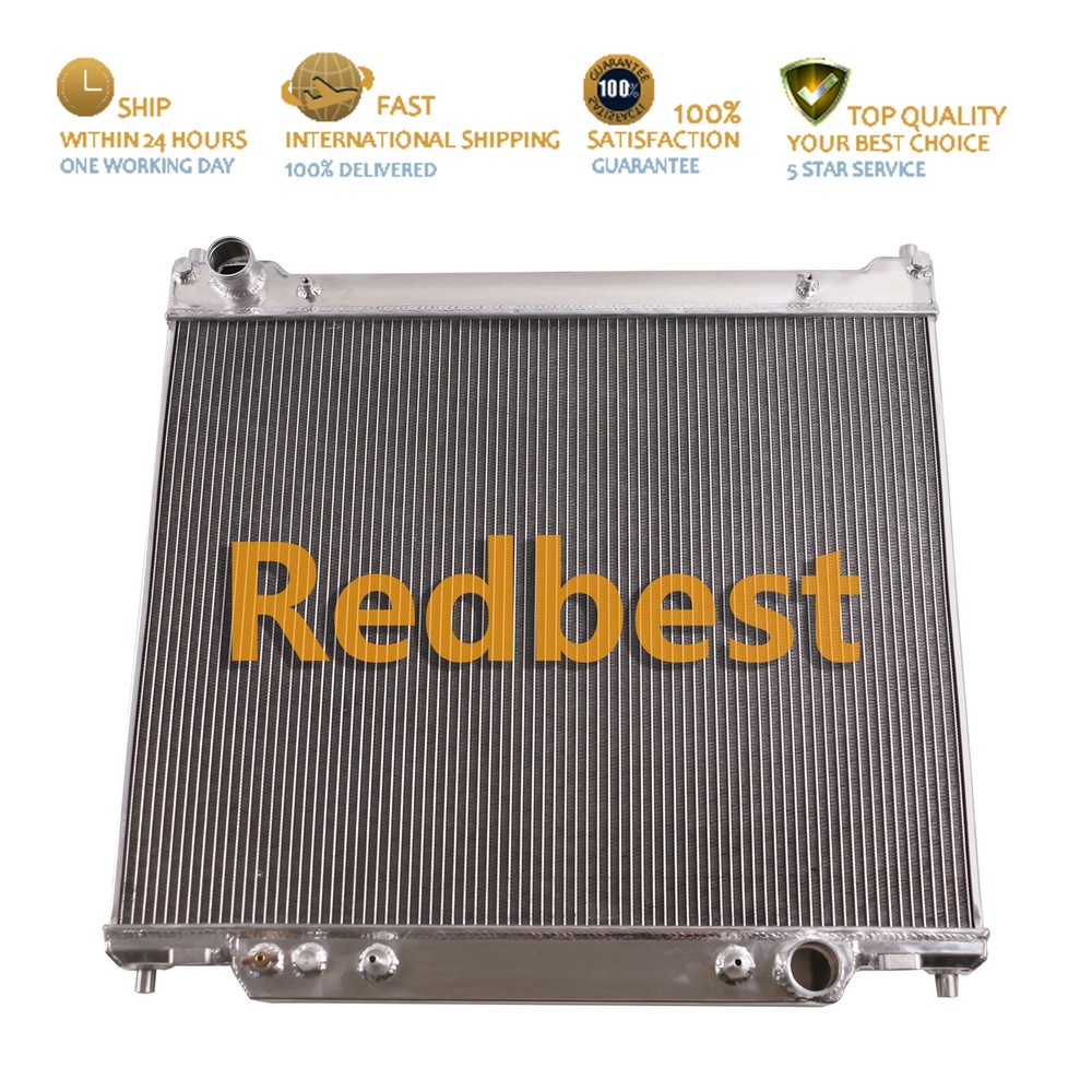 4 ROW Aluminum Radiator For 1995-1997 Ford F350 Powerstroke 7.3L V8 Diesel #1725