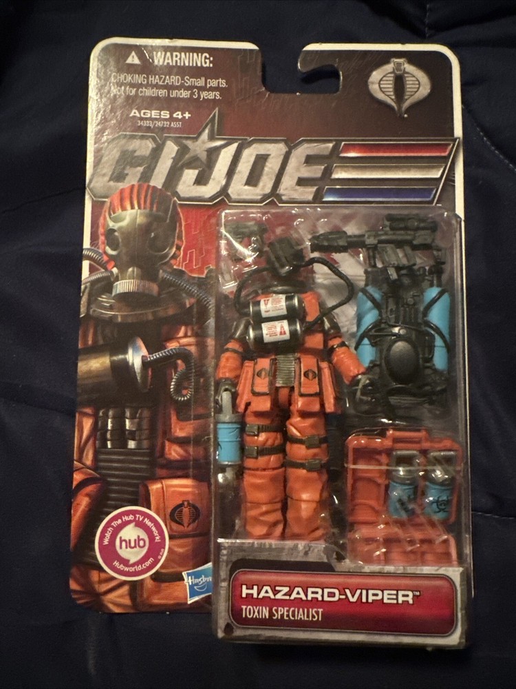 GI Joe 30th Cobra Hazard Viper Figure New Sealed on Retail Blister Card