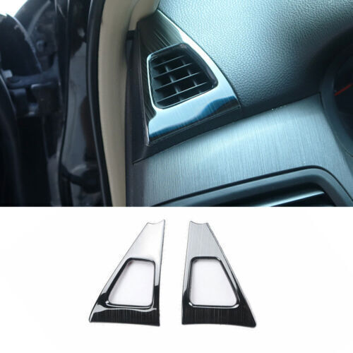 For Honda Accord 8th 2008-2013 Black Titanium Dashboard Side Vent Overlay Cover