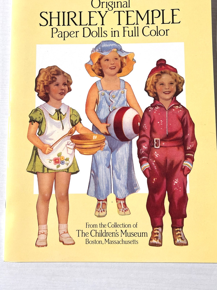 Paper Doll Book UNUSED Shirley Temple 1988