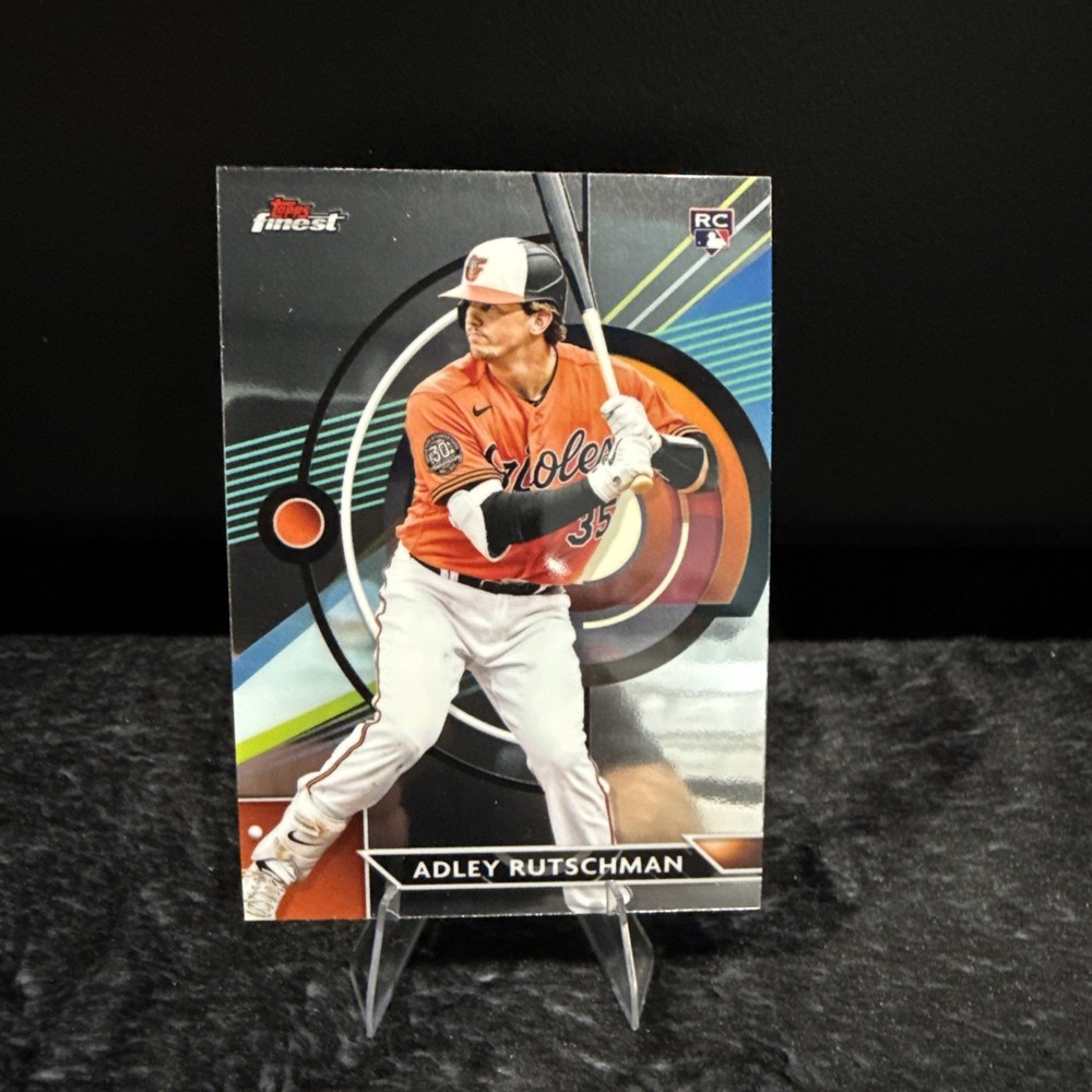 Adley Rutschman - (RC) - 2023 Topps Finest - Baltimore Orioles, Base Card #22