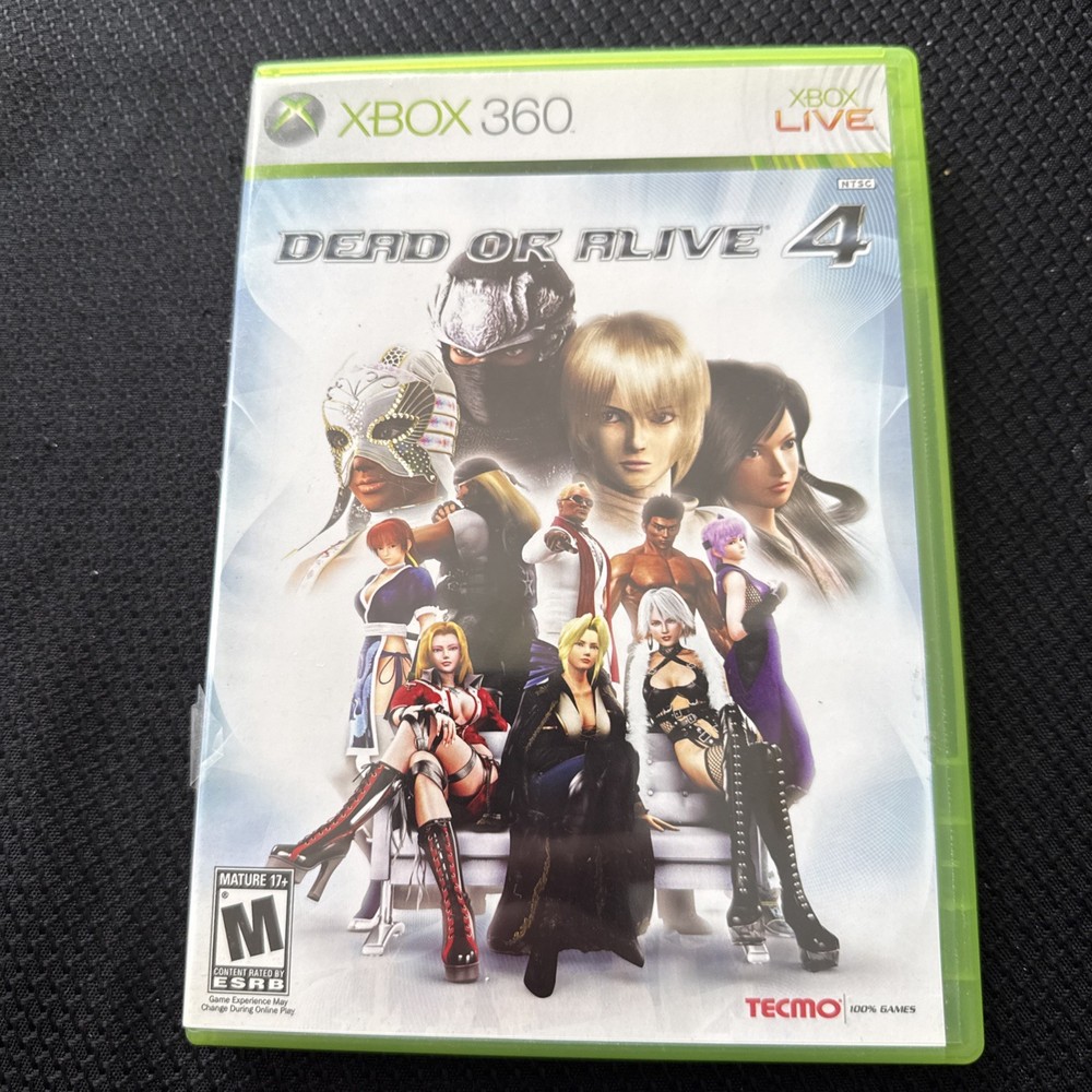Dead or Alive 4 DOA (Microsoft Xbox 360, 2005) Complete w/ Manual