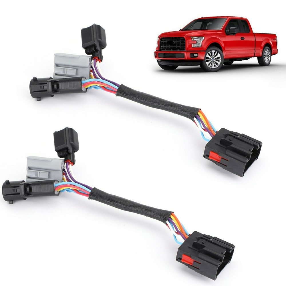 2X Wiring Harness Adaptertow Mirrors Adapter For Ford F250-F550 99-07 A