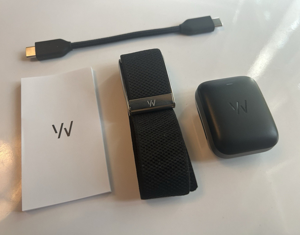 WHOOP 5.0 Wireless Activity Tracker Wristband Set, Black, Charger Cable & Case