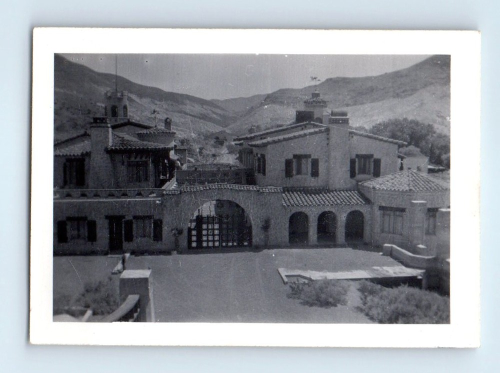 Old Vintage Photo SCOTTY'S CASTLE MANSION DEATH VALLEY SNAPSHOT PICTURE