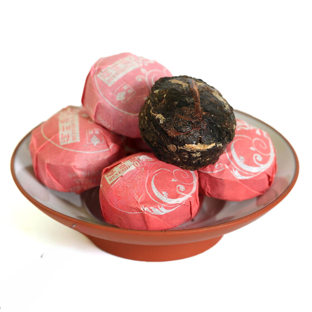 Lotus Leaf Flavored Mini Ripe Cake Fitness Pu'er Pu Erh Tea