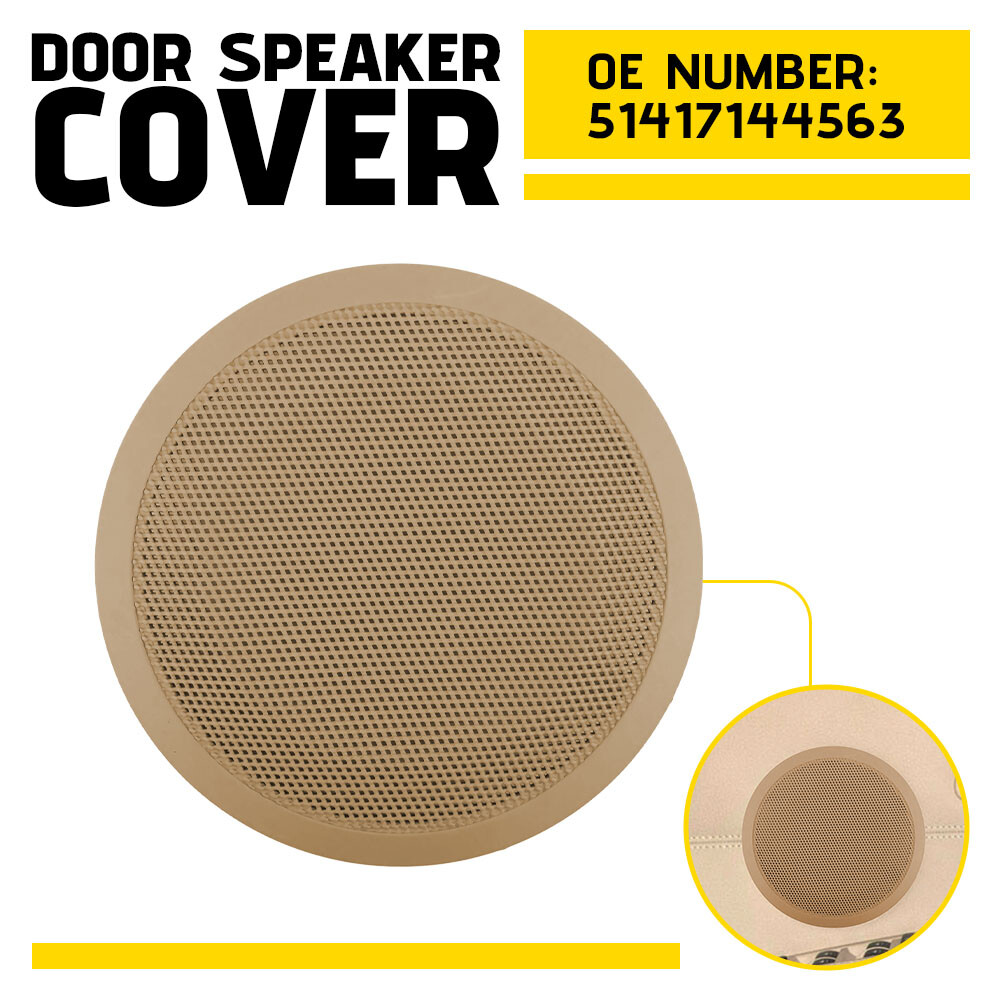 Beige Front Door Speaker Grille Cover ABS For BMW 3 Series E90 E91 BMW X1 E84 M