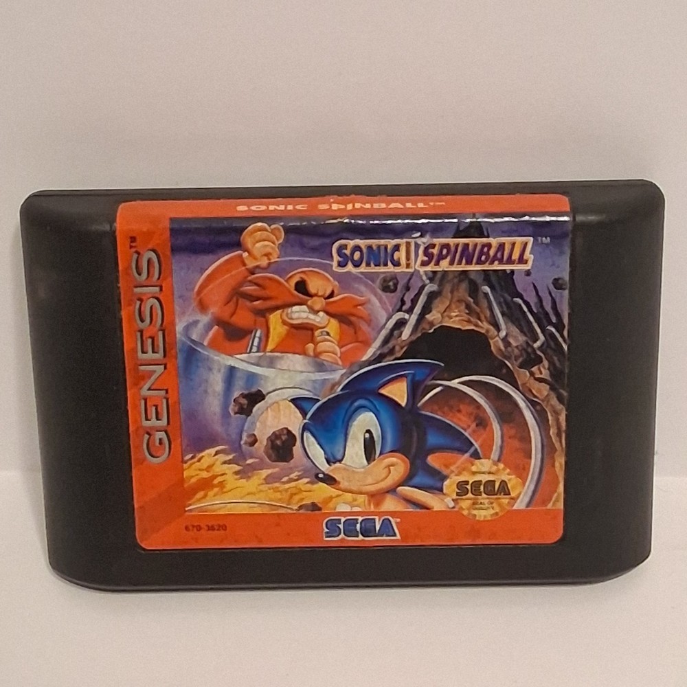 Sonic Spinball Sega Genesis Video Game Cartridge Only