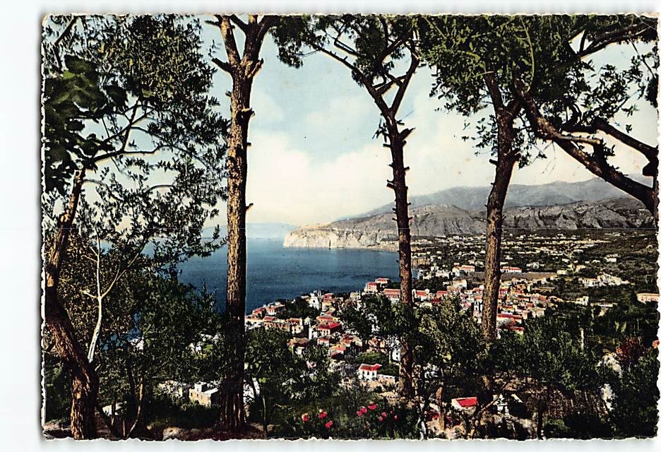 Postcard General view Sorrento Italy