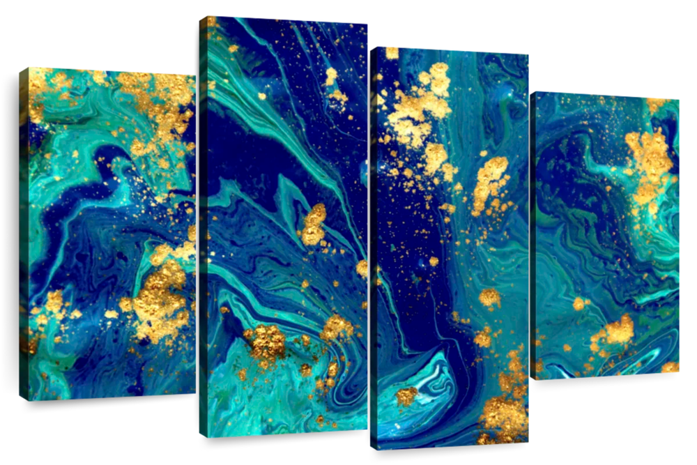 Marble Flow Abstract Wall Art