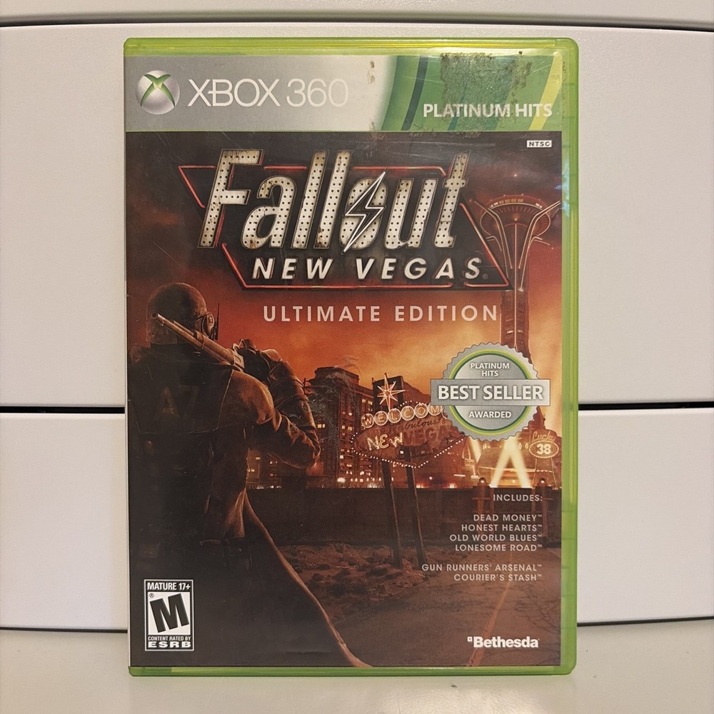 Fallout: New Vegas Ultimate Edition Xbox 360 Platinum Hits 2-Disc CIB Tested