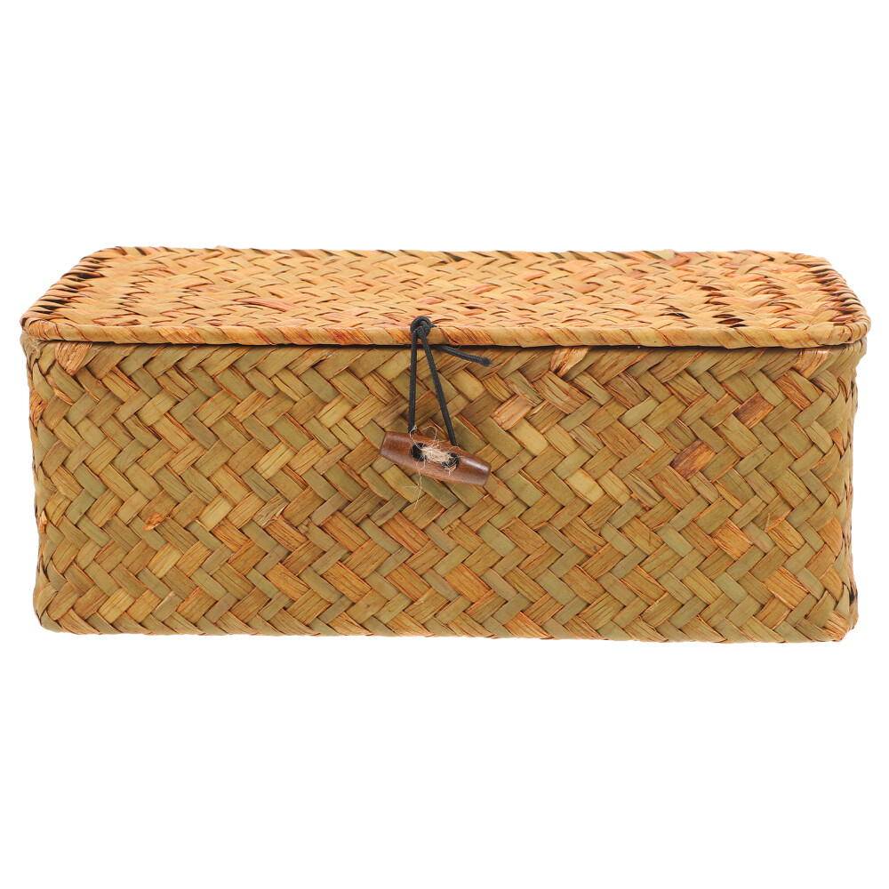 Cajas De Paja Para Organizar Storage Basket Sundries Fresh Air
