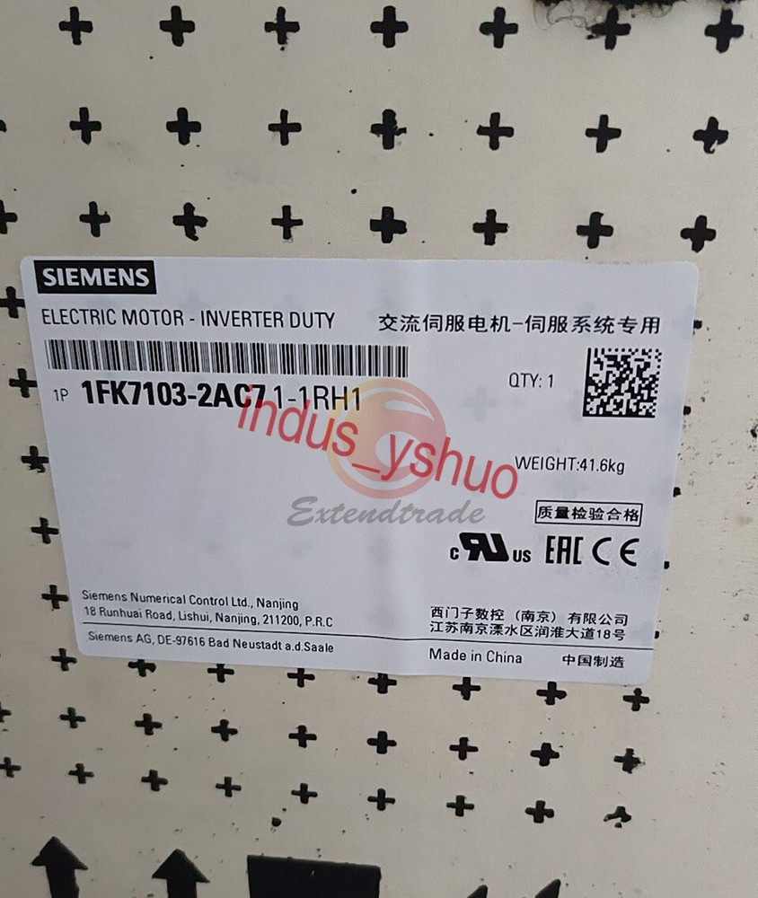 1Pcs New Siemens Ac Servo Motor 1Fk7103-2Ac71-1Rh1