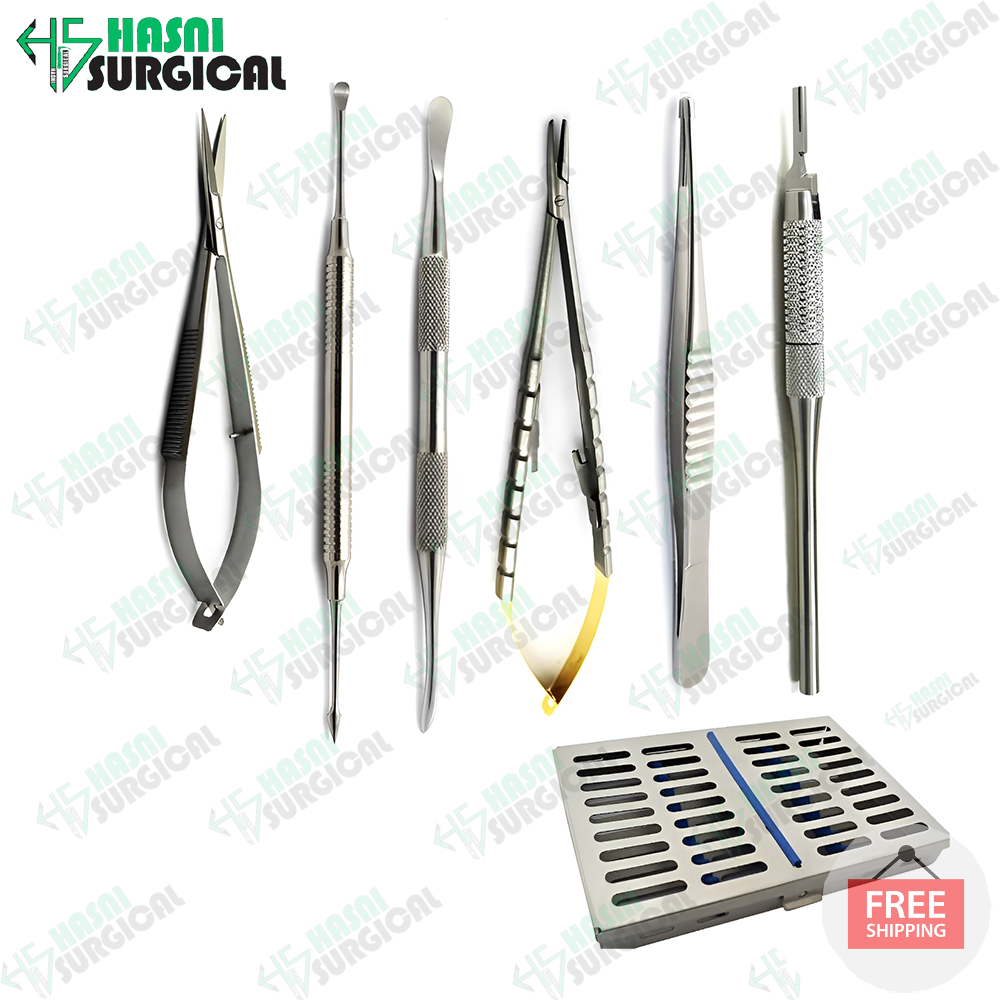 Advanced Micro Periodontal Surgery Instrument Set with Cassette