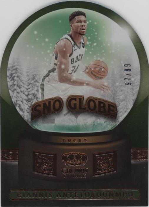2023-24 Panini Crown Royale - Sno Globe #15 Giannis Antetokounmpo /99