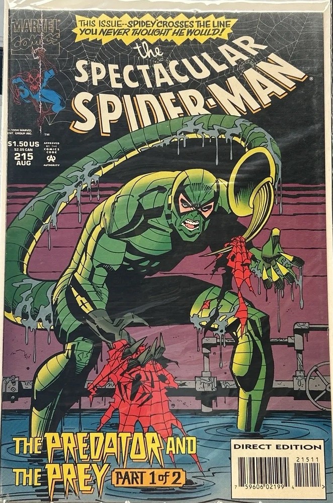 The Spectacular Spider-Man #215 (Marvel Comics August 1994)