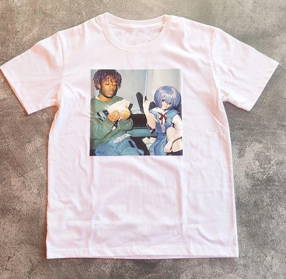 Evangelion Rei Ayanami & Lil Uzi Vert Vintage T-Shirt All Size
