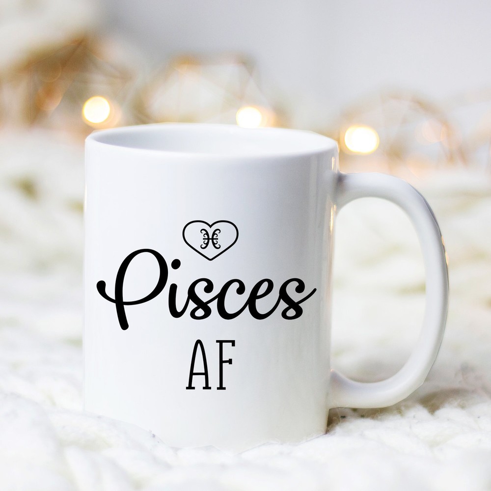 Pisces Zodiac Sign Mug Perfect Gift for Birthday or Horoscope Lovers  