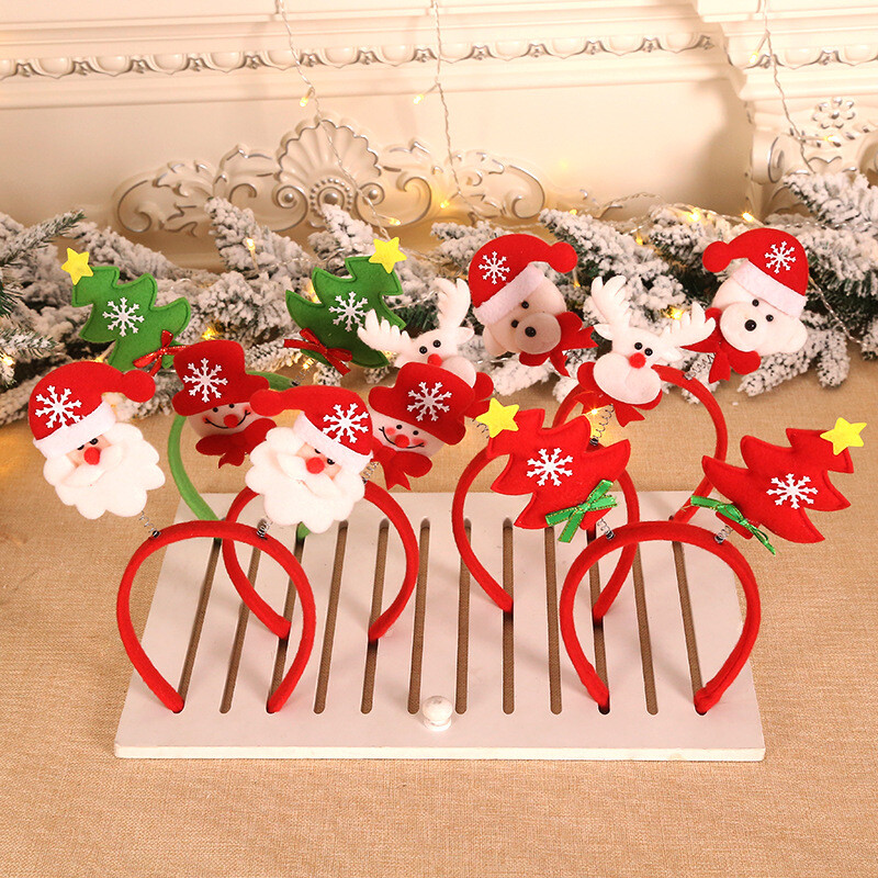 Fancy Christmas Headbopper Kids Adult Headbands Head Bopper Novelty Fun Dress Uk