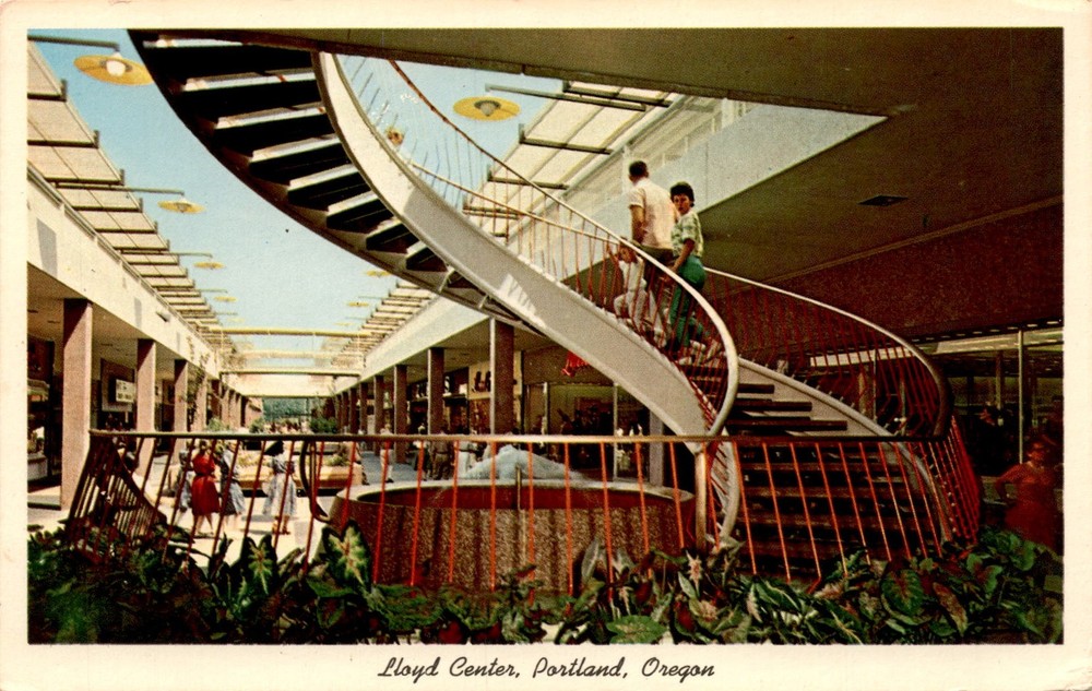 Lloyd Center, Portland, Oregon, Anderson Sundry Co. Postcard