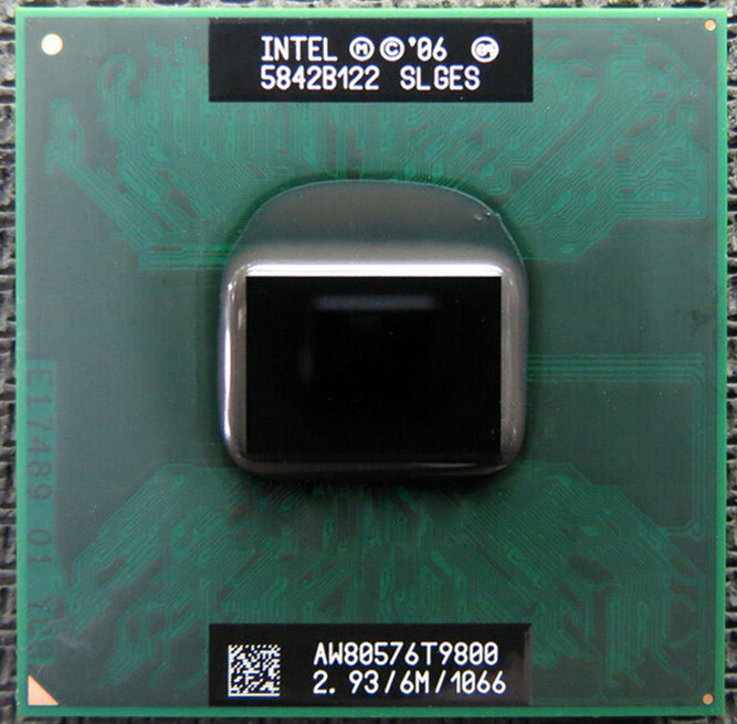 Intel Core 2 Duo T9800 2.93GHz 6MB Cache 1066MHz Dual-Core Mobile CPU  
