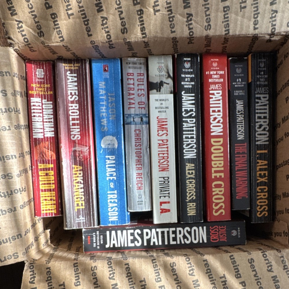James Patterson Alex Cross Series Crime Thriller Paperback Novel Lot English