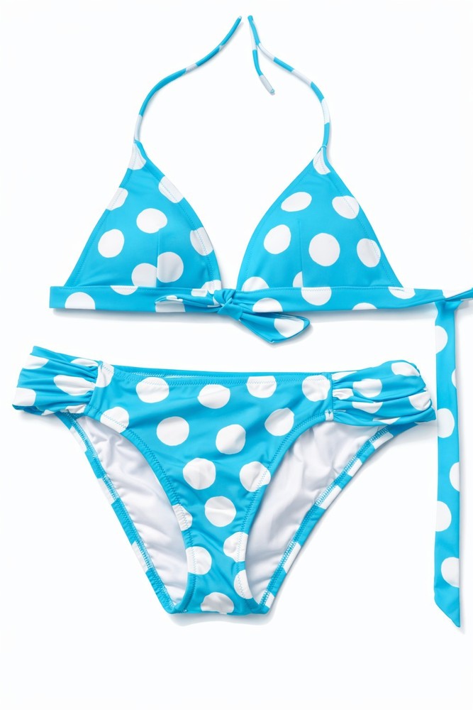 NWOT VTG Victoria's Secret Teal Bikini Set  White Polka Dot Padded Y2K T/B=S/M