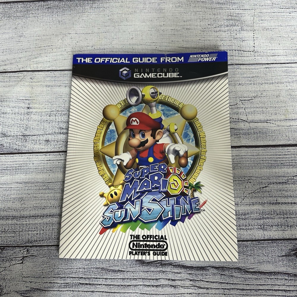 Super Mario Sunshine for GameCube Official Strategy Guide from Nintendo Power