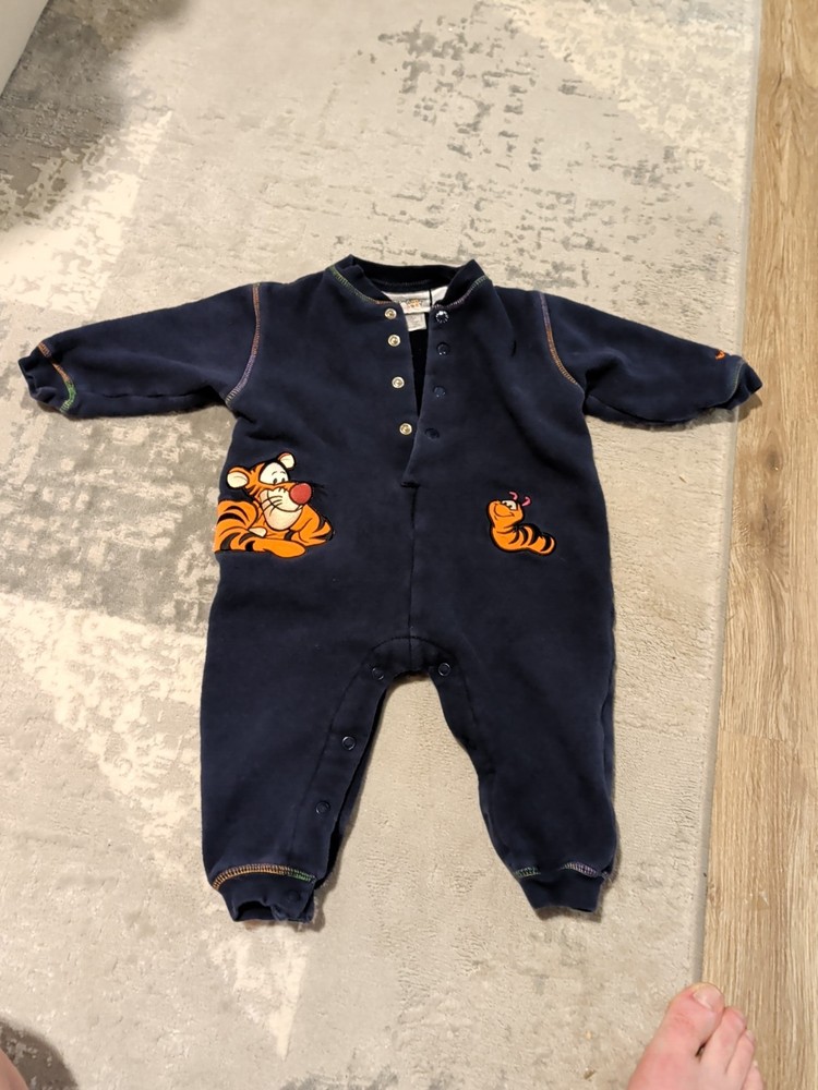 Vintage Tigger Disney Store Embroidered  One Piece 18m Winnie The Pooh Y2K Rare