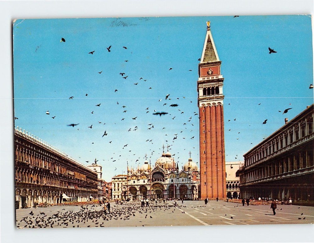 Postcard Piazza San Marco Venice Italy