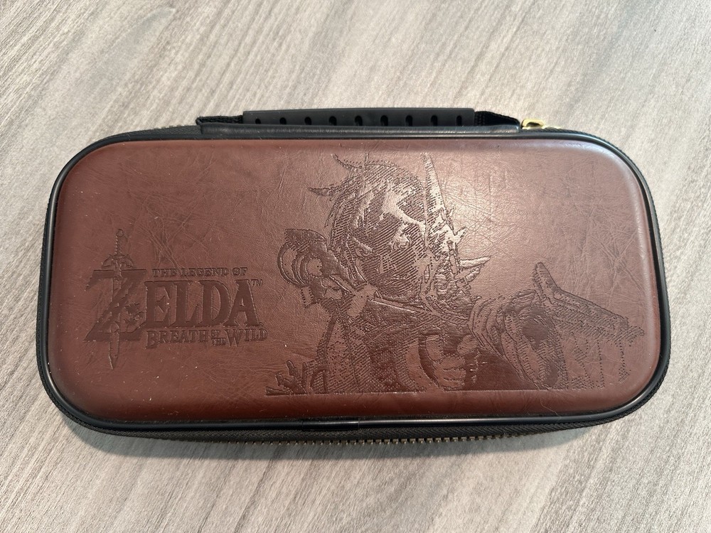 The Legend Of Zelda Breath Of The Wild Nintendo Switch Leather Storage Case