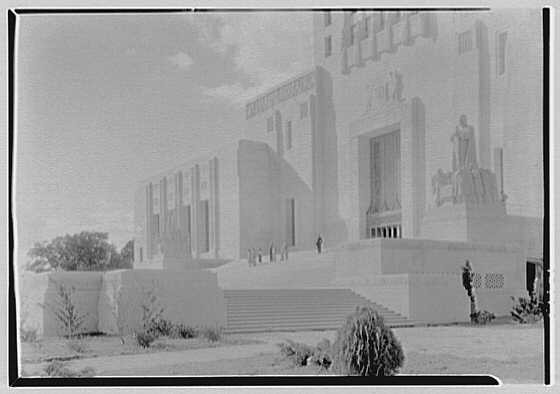 Baton Rouge Louisiana State Capitol 1932 South Facade Art Deco Building