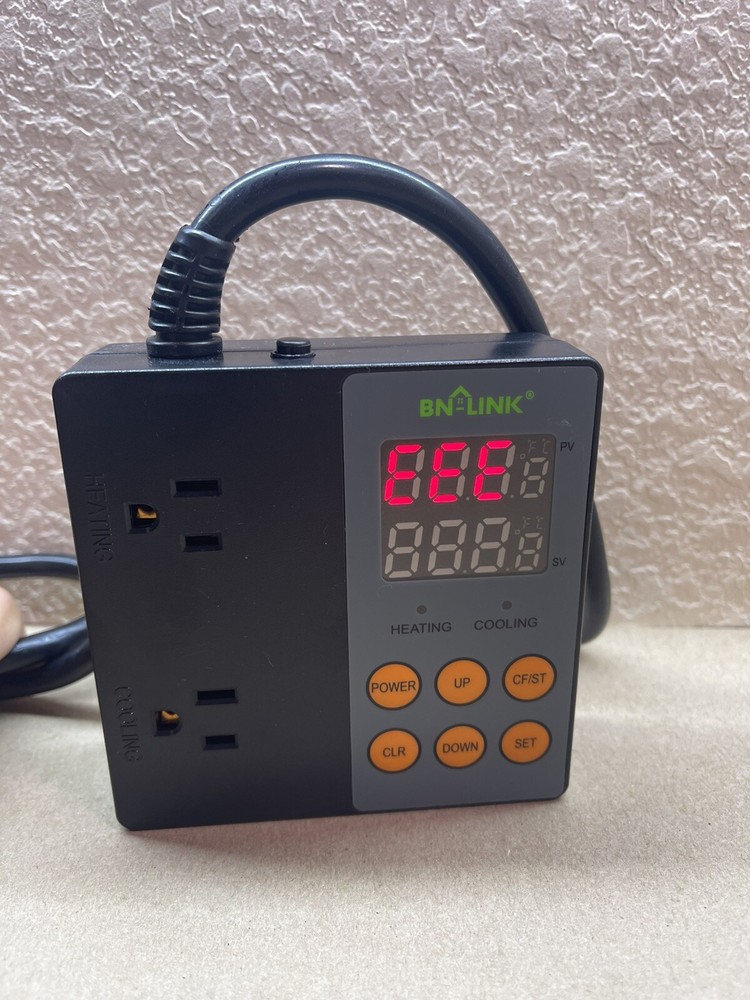 BN-LINK Digital Heating and Cooling Professional Thermostat Controller For Parts