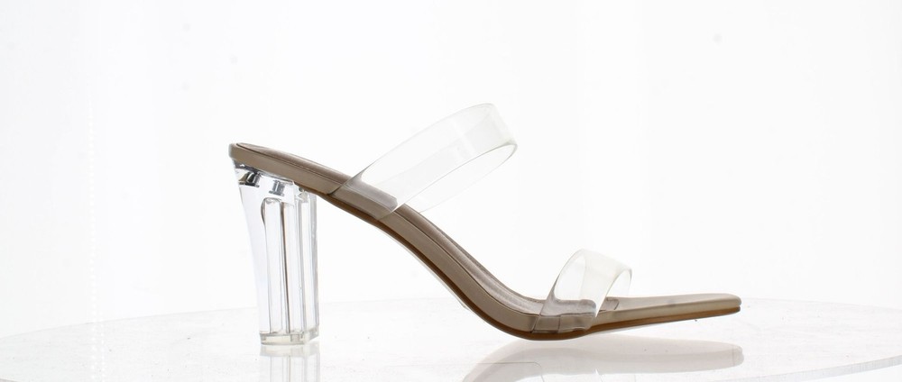 Katliu Womens Catelyn Clear Sandals Size EUR 42 Comfortable Stylish Summer Footwear