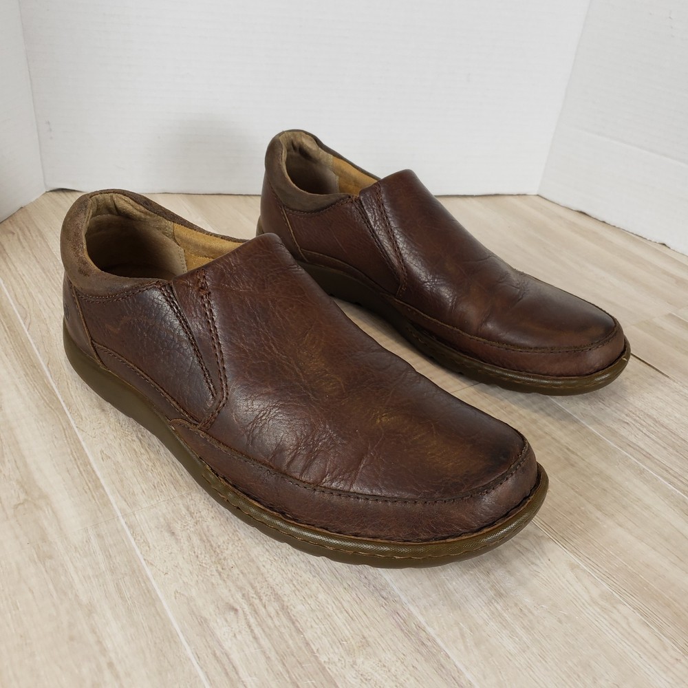 Born Nigel Men’s Slip-On Shoes Brown Leather Comfort Loafers Size 11M