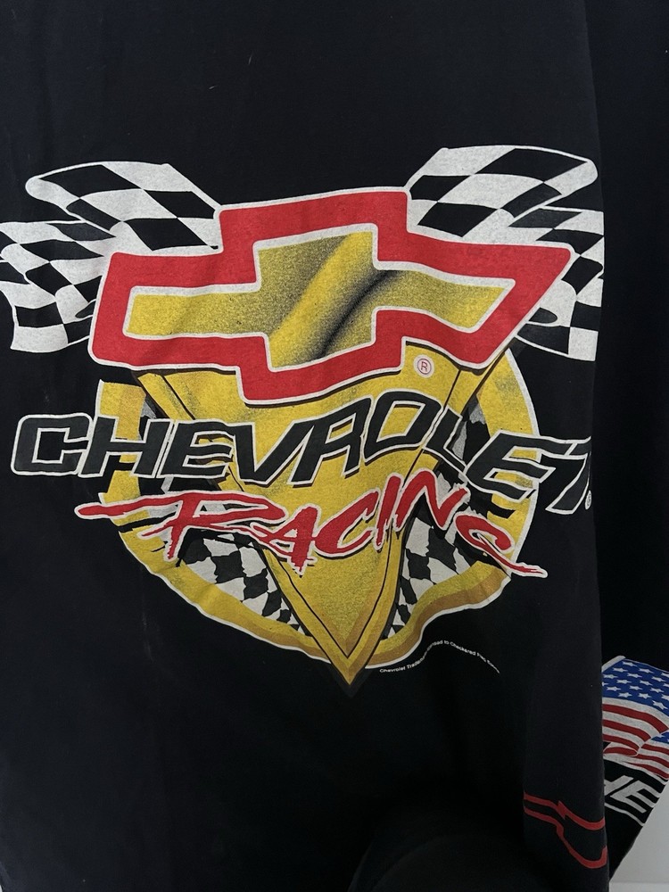 Vintage Chevrolet Racing Men’s T-shirt Size 4XL