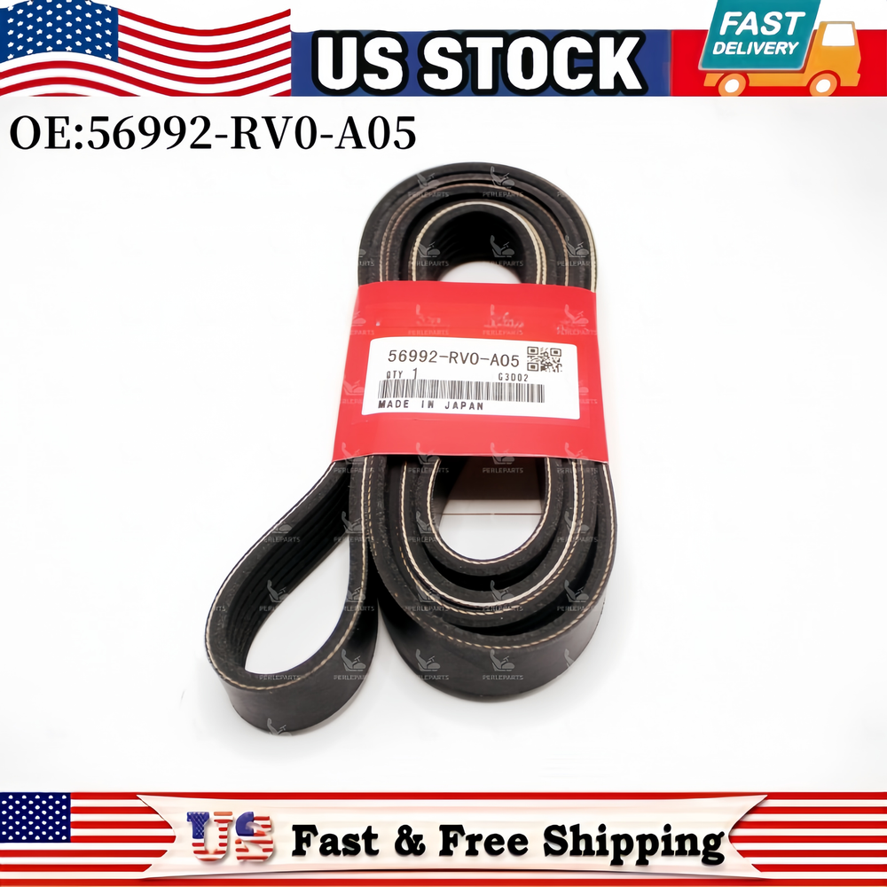 OEM Honda Acura Serpentine Drive Belt 56992RV0A05 for MDX Accord Pilot