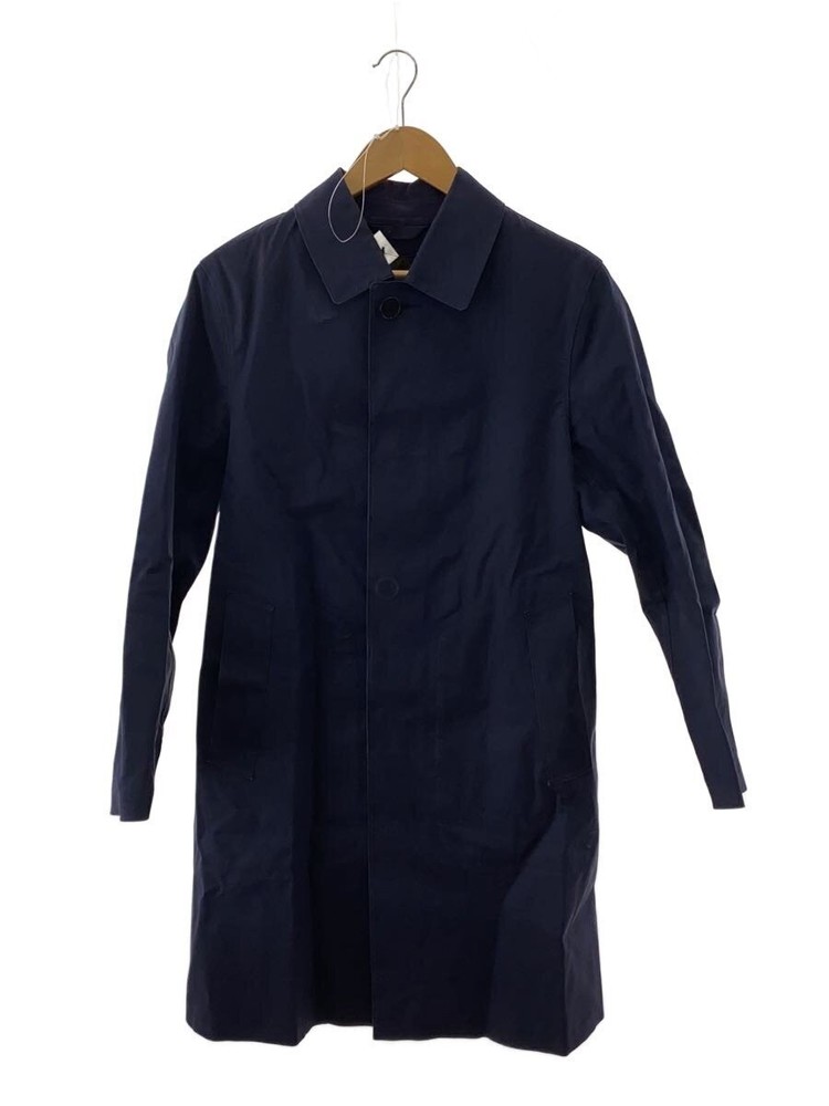 Mackintosh Neck Area Dirty/Coat/38/Navy/Stainless Steel Collar Coat 1599