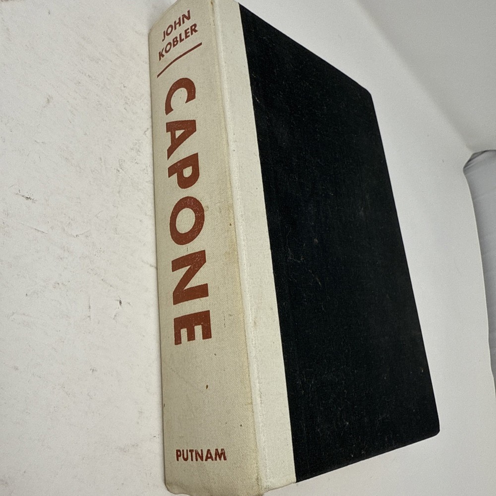 Vintage 1971 Capone The Life And World Of Al Capone By John Kobler HC -No Jacket
